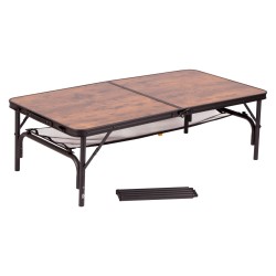 Bo-Camp Table pliante en aluminium industriel 120 x 60 cm