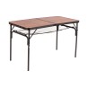 Bo-Camp Table pliante en aluminium industriel 120 x 60 cm