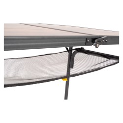 Bo-Camp Table pliante en aluminium industriel 120 x 60 cm