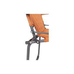 Silla abatible con reposabrazos de bambú XL arcilla Jefferson Industrial Bo-Camp