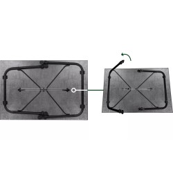 Mesa de camping 80 x 60 x 70 cm Recreo 80 Brunner