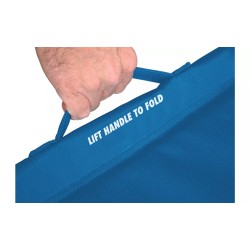 Mecedora de camping plegable Saybrook Blue Beach Rocker GCI