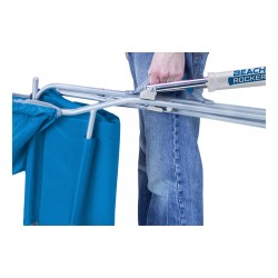 Mecedora de camping plegable Saybrook Blue Beach Rocker GCI