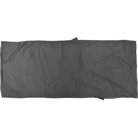 Funda para dormir Origin Outdoors Seda Ticking Gris Oscuro