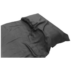 Funda para dormir Origin Outdoors Seda Ticking Gris Oscuro