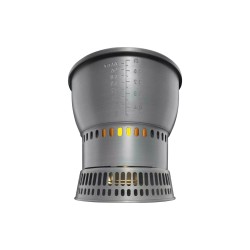 Juego de cocina compacta de camping sin revestimiento antiadherente aluminio anodizado duro 2.35L Spiritus Esbit