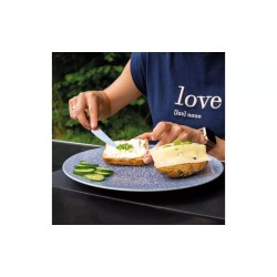 Juego de 2 platos llanos magnéticos naranja Silwy