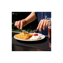 Juego de 2 platos llanos magnéticos naranja Silwy