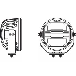 Faros Osram LEDriving ROUND MX260-CB