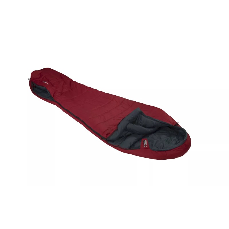 Saco de dormir High Peak Hyperion 1 M Mummy 210 x 80 cm rojo oscuro/gris