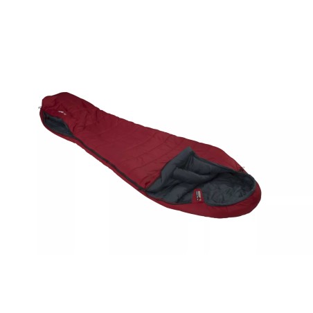 Saco de dormir High Peak Hyperion 1 M Mummy 210 x 80 cm rojo oscuro/gris