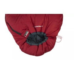 Saco de dormir High Peak Hyperion 1 M Mummy 210 x 80 cm rojo oscuro/gris