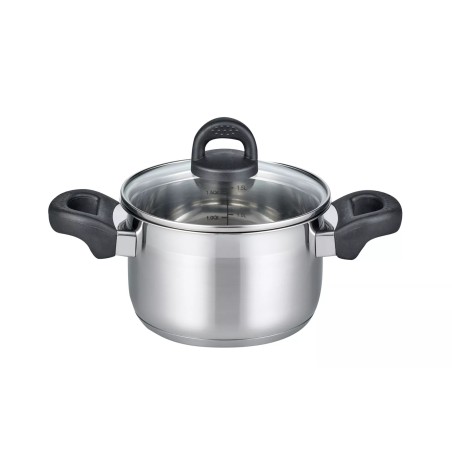 Cacerola alta 16 cm plata Turmalin Elo Basic