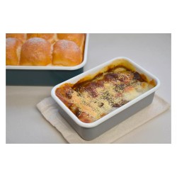 Envase esmaltado para conservar alimentos S 0,74 L gris claro HoneyWare