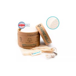 Almohadillas desmaquillantes lavables de celulosa de madera y algodón 10 piezas Chinchilla