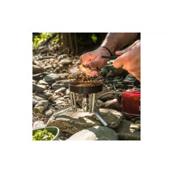 Light My Fire Encendedor sueco FireKnife BIO 2en1 naranja oxidado