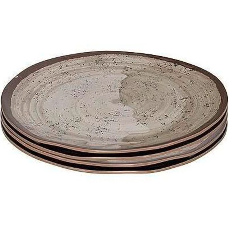 Juego de 4 platos de desayuno beige Halo Bo-Camp