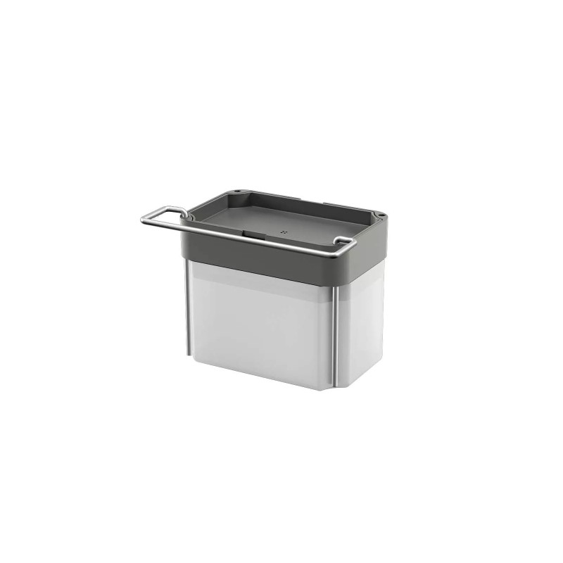 Dosificador de jabón 0,75 litros gris Spongetex Metaltex