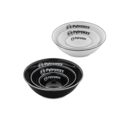 Conjunto de cuencos esmaltados Petromax de 2 1 l blancos