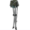 Taburete Easy Camp Elm Tripod 43 cm de altura del asiento