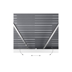 Toldo de pared Dometic PerfectWall PW 1100 blanco