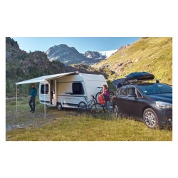 Toldo de techo Thule Omnistor 6300 blanco 3,5 m azul