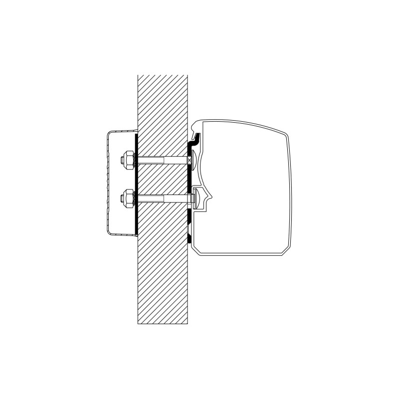 Adaptador de toldo Thule Omnistor 3200 Pared plana