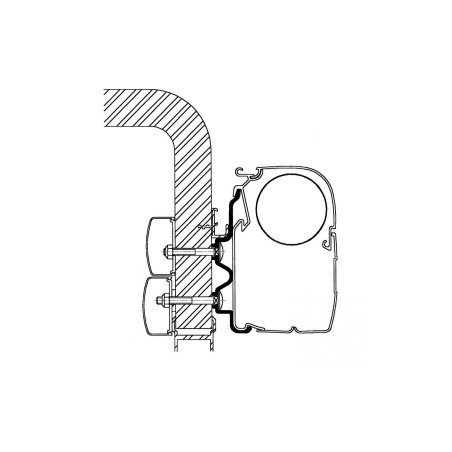 Adaptador Thule Hymercamp para Serie 5 (hasta 2011) 4m