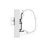 Thule awning adapter Bürstner 2017 wall mounting