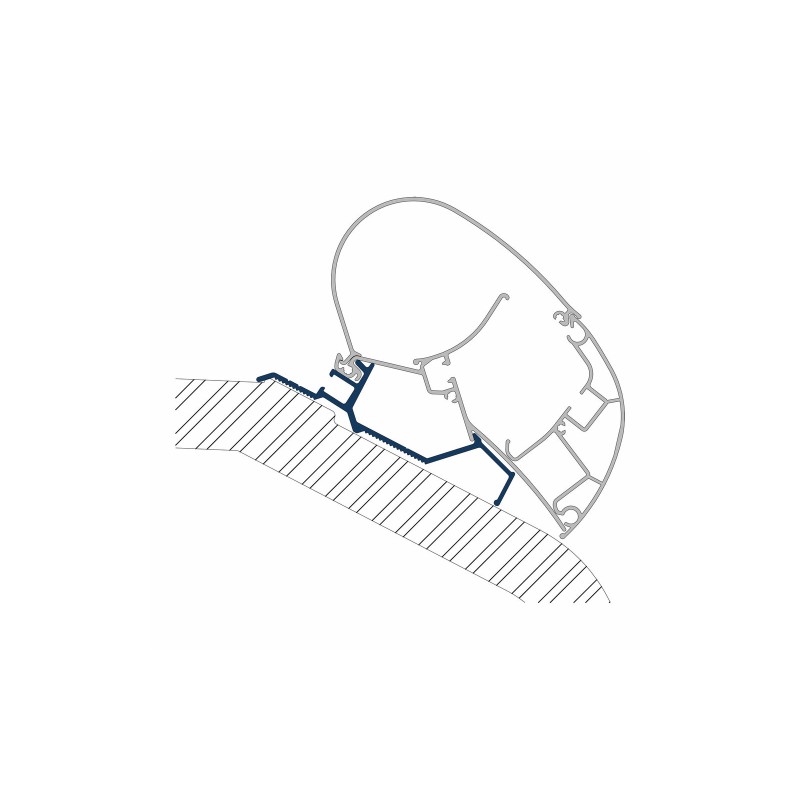 Dometic Markisenadapter für Fendt/TEC Dachmontage
