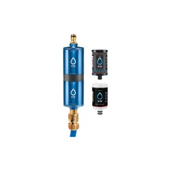 Alb Filter® FUSION Active+Nano drinking water filter - camping set: mobile with case - blue