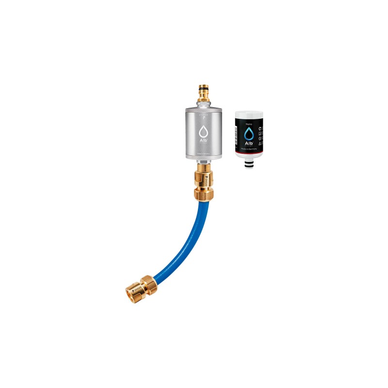 Filtro de agua potable Alb Filter MOBIL Nano - con conexión GEKA - plata