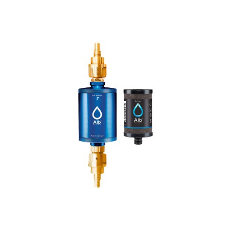 Alb Filter® TRAVEL Active filter of drinking water - permanent installation - with GEKA connection - blue