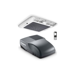 Plafond de climatisation avec boîte de distribution d'air et télécommande