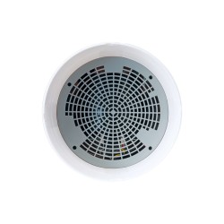 Schwaiger air purifier with HEPA H13 filter and carbon activated round white