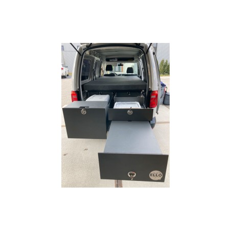 Caja de camping Ello adecuada para VW Caddy Maxi