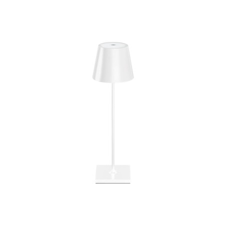 Sobremesa recargable redondo 380mm blanco Nuindie Outdoor