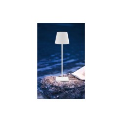 Sobremesa recargable redondo 380mm blanco Nuindie Outdoor