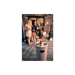 Estufa Enders Nova LEDL / fiamme taupe / oro