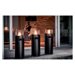 Enders Nova LED L Heizstrahler / Flammenspiel Black / Chrome