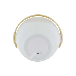 LED Lampe mit Bluetooth Speaker und Holz Handgriff