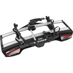 Portabicicletas Thule VeloSpace XT2 con enganche para remolque 2 ruedas Negro/Alu