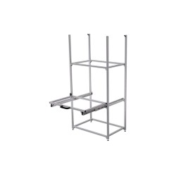 Sistema di scaffale Cross 64 con mensola telescopica SYS