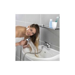 Longueur du pli de douche pour lavabo Wenko: 150 cm (0)