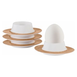 Gioco di colazione Berger con un cucchiaio per uova e un lavandino di 8 pezzi.