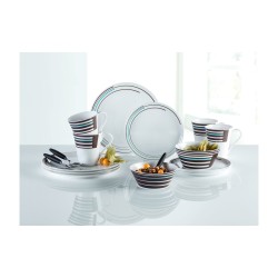 Vajilla Berger Stripes set 16 you. Includes 16-piece Brezza Stainless Steel Cuberry.