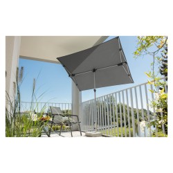 Schneider Schirme Novara Dreh-Kipp-Sonnenschirm 190 x 140 cm Anthrazit