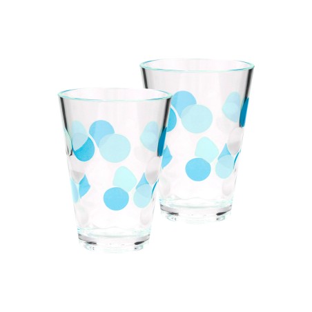 Vasos de plástico Berger Bubble 350 ml juego de 2