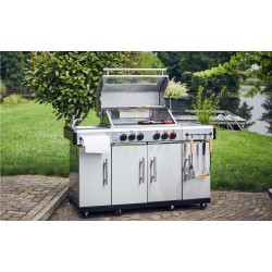 Gasgrill Kansas Pro 4 SIK Profi Turbo 50 mbar