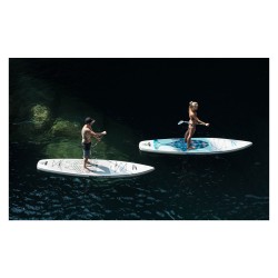 Table of paddle surf inflatable Indiana Touring 11'6 that includes paddle and air pump